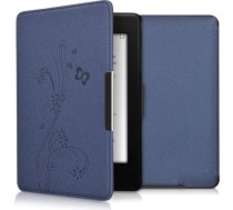 kwmobile Korpuss Amazon Kindle Paperwhite - Grāmatas stila PU ādas aizsargvāciņš e-lasītāja vāciņam Folio - (2017 un vecākiem) Tumši zils