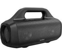 skaņascore Anker Motion Boom portatīvais Bluetooth skaļrunis ar titāna draiveriem, BassUp tehnoloģija, IPX7 ūdensizturība, 24 stundu atskaņošanas laiks, lietotne, iebūvēts rokturis (atjaunots)