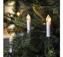 20 spuldzītes LED Ziemassvētku svecīšu gaismas ķēde