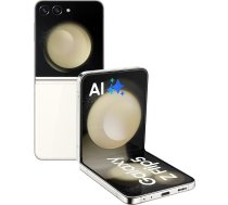 Samsung Galaxy Z Flip5 Foldable AI Android viedtālrunis bez līguma, mobilais tālrunis, 512 GB, ilgs akumulatora darbības laiks, salokāms dizains, krēmkrāsas, iekļauta 36 mēnešu garantija [tikai Amazon]
