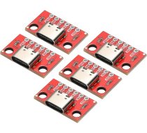 avotu karte 5gab C tipa sieviešu Breakout Board PCB pārveidotājs Test Board datu pārbaudei DIY elektroniskie produkti