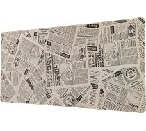 FISURA - XXL Mouse Pad. Spēļu peles paliktnis. Īpaši liels peles paklājiņš ar neslīdošo paliktni. Galda paklājs 80 x 35 cm. (Avīze)
