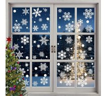 260 Logu dekorēšana Sniegpārsliņas Ziemassvētku logu uzlīmes ziemas ballītēm Sniegpārsliņas Logu attēli PVC durvīm Veikala logu vitrīnas Stikla frontes Ziemas dekorēšana Ziemassvētku dekorēšana Ziemassvētku dekorēšana