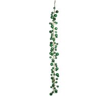 EUROCINSA Ref. 28526 Bumbiņu ķēde matēta, spīdīgi zaļa ar 30 lampiņām (bez baterijām) 180 cm 1 gab., PVC/LED Viens izmērs