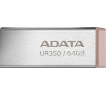 Flash zibatmiņas ur350 64gb usb3.2 gen2 metal brūns