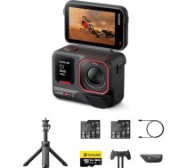 Insta360 Ace Pro 2 Auf Geht's Bundle - 8K ūdensnecaurlaidīga rīcības kamera ar Leica izstrādātu 1/1,3 collu sensoru, dubulto AI mikroshēmu, vadošā veiktspēja vājā apgaismojumā, labākais audio, apvērstais ekrāns un AI rediģēšana