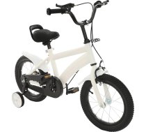 AOOUNGM 14 collu bērnu velosipēds ar stabilizatoriem, bērnu velosipēds meitenēm un zēniem, regulējams augstums bērnu velosipēds 3-6 gadu bērniem, jauniešu velosipēds apmācībai, āra braukšanai