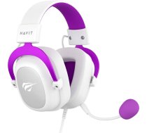 Havit Spēļu austiņas h2002d white/purple