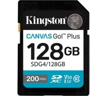 128 gb canvas go plus 200/mb/s c10 u3 v30 sd atmiņas karte