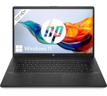 HP klēpjdators ar 17,3" HD+ displeju, Intel Celeron N4500120, 8 GB DDR4 RAM, 256 GB SSD, Intel UHD Graphics, Windows 11, QWERTZ tastatūra, melns