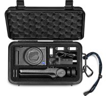 LEKUFEE Pārnēsājams ūdensnecaurlaidīgs ciets futrālis Sony ZV-1F ZV-1 ZV-1 ZV-1 ZV-1 II videokamerai, melns, ceļojumiem, sportam, pārgājieniem, kempingiem, iekštelpām vai ārpus telpām
