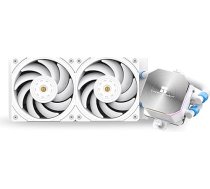 Thermalright Frozen Edge 240 White CPU ūdens dzesētājs ar PWM ventilatoriem, sūkņa ātrums 3300RPM, S-FDB gultņi, AMD AM4/AM5, Intel LGA1150/1155/1200/1700/2011(FE240 White)
