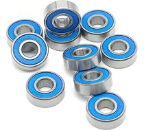 698RS 8x19x6 Mm Miniatur Lager Kugellager 619/8RS Z2V1 698 2RS 698-2RS 5 gab.