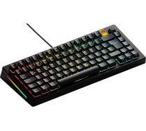 Glorious Gaming GMMK 3 Rapid Trigger tastatūra, Hall efekts, 8K aptaujas ātrums, MX mehāniskie un magnētiskie slēdži, Hotswappable TKL 75%, paketes sistēma, dubultās PBT taustiņu vāciņi, dubultā QWERTZ, iebūvēti