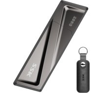 SSK USB 3.2 SSD zibatmiņas diskdziņš 256 GB, ātrdarbīgs līdz 550 MB/s, ekstrēmi ātrs adapteris, ārējais portatīvais SSD USB 3.2 Gen 2 atmiņas zibatmiņas disks C tipa Android tālruņiem, klēpjdatoriem, planšetdatoriem, Mac datoriem