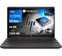 Piezīmjdators HP i7 250 G7 Piezīmjdatora displejs 15,6 collu CPU Intel Quad Core I7-1065G7 līdz 3,9 GHz / RAM 12 GB DDR4 / SSD M2 Nvme 500 GB / Vga Intel Iris Plus / HDMI Dvd Rw Wifi Bluetooth h / Windows 10 Pro