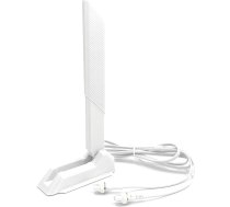 Gintai WiFi 7 antena Asus ROG Crosshair X870E/STRIX B850 B860 X870 Z790 Z890/ Maximus Z890 Z790 WiFi pastiprinātājs WiFi 7 trīsjoslu spēļu kartei 12dBi Bluetooth 5.4 magnētiskā bāze (balta)