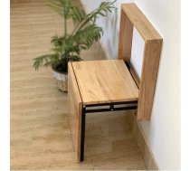 KKPW Sienas saliekamie krēsli viesistabai, guļamistabai, gaitenim un vannas istabai - uzglabāšanai, neaizņemot vietu, dzelteni
