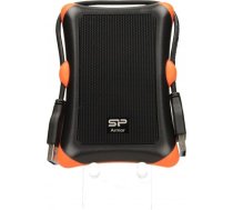 Armor a30 ārējais hdd (2tb; 2.5"; usb 3.2; 5400 apgr./min; oranž-melns; sp020tbphda30s3k)