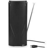 August DTA600 TV antena DVB-T/DVB-T2 ar signāla pastiprinātāju - Digitālā HD iekštelpu antena ar 5 m garu kabeli TV/DAB/FM radio/DVB-T2 uztvērēja stick/TV/visām DVB-T2 ierīcēm iekštelpās ārpus telpām