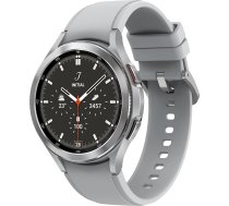 Samsung Galaxy Watch4 Classic, apaДјЕЎ Bluetooth viedpulkstenis, Wear OS, rotД“joЕЎa apmale, fitnesa pulkstenis, fitnesa sekotДЃjs, 46 mm, sudraba krДЃsДЃ