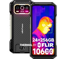 Ulefone Armor 27T Āra mobilais tālrunis bez līguma ar termokameru, 24GB + 256GB/SD 2TB Āra viedtālrunis IP68K ūdensizturīgs Android 14, 10600mAh, 64MP kamera 6,78" FHD+, 4G Dual