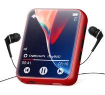 32 GB MP3 atskaņotājs Bluetooth 5.0, HiFi bezzaudējumu skaņas mūzikas atskaņotājs ar skaļruni, Line-in balss ierakstītājs, FM radio, 1,8 collu skārienjutīgais ekrāns, atbalsta līdz 128 GB (ar austiņām, aizsargvāciņš)
