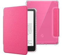 Fintie apvalks 7 collu Kindle Paperwhite (12. paaudze) - 2024 un Kindle Colorsoft Signature Edition (1. paaudze), caurspīdīgs, mīksts, TPU aizsargvāciņš ar automātisku miega/modināšanas funkciju, purpursarkans