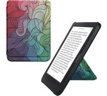 kwmobile Aizsargvāciņš saderīgs ar Kobo Clara BW/Clara Colour/Tolino Shine (5) / Shine Colour - mākslīgās ādas vāciņš - eReader Cover Case - Rozā, zils, zaļš