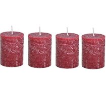 Sveču komplekts no 4 staba svecēm Bordo sarkana galda apdare Kāzu dekorēšanas komplekts Galda Lieldienu dekorēšana Apstiprināšana Komūnija Kristības Ziemassvētki Adventa vainags Dzimšanas dienas dekorēšana Mājas mēbeles