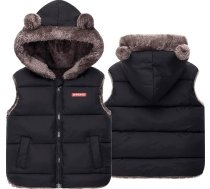 Happy Cherry Toddler Kids Puffer Hooded Hooded Vest Down Fleece izklāta jaka Vēja necaurlaidīgs mētelis ziemas rudens pavasaris