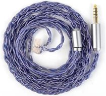 KBEAR Neon QDC IEMs kabelis 5N augstas tīrības pakāpes bezskābekļa vara HiFi austiņu kabelis 4,4 mm kontaktdakša 120 cm austiņu kabelis priekš KZ ZSN PRO/PRO X, ZS10 PRO, ZS10 PRO X, EDX PRO