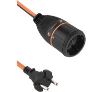 Electraline 1634 Dārza pagarinātājs 20 m 2 x 1,5 ligzda Electralock strāvas pieslēguma bloķēšanas sistēma, jo tā novērš nejaušu pieslēgtās ierīces atvienošanu tās lietošanas laikā.