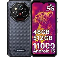 OUKITEL WP55 Ultra āra mobilais tālrunis 5G viedtālrunis ar termokameru, 48GB + 512GB/2TB āra mobilais tālrunis bez līguma Android 15, 6,6 collu FHD+ 120Hz, 11000mAh Būvlaukuma mobilais telefons