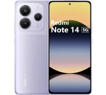 XIAOMI Redmi Note 14 5G 8+256GB, viedtālrunis 6,67 collas, AMOLED, MediaTek Dimensity 7025-Ultra, violets (ES versija)