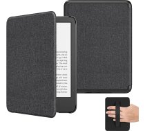 MoKo futrālis 6 collu jaunajam Kindle (11. paaudzes 2024/2022 izlaidums), viegls futrālis ar aproci, automātiskās modināšanas/miega režīma funkcija Kindle 11th Generation 2024 e-lasītājam, džinsa melns