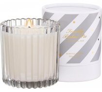 M&SENSE FreshBakedPie aromātiskās sveces, svaigi cepta kūka, netoksiskas sveces stiklā, 260 g, dabīga, tīra degšana, Ziemassvētku sveces līdz 60 stundām, Ziemassvētku dāvanas virtuves dekorēšanai MSSD0205