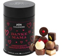 Hallingers Danke Mama - Mātes dienas dāvanas Šokolādes dāvanas, kas gatavotas ar rokām bez alkohola no smalka kakao Mātes dienai mammai (skārda) - dāvanu idejas Ziemassvētki un dāvanas Adventes kalendārs | Pateicības gads