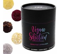 Hallingers Vegan Selection XXL - Vegāniskā ražošana Šokolāde Dāvanu roku darbs Daļa ar spirtu no vegānu šokolādes (skārda) - dāvanu idejas Ziemassvētki un dāvanas Adventes kalendārs | Paldies Jaunums