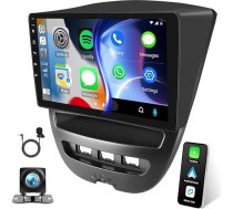 2G + 32G Android 13 Auto radio Citroen C1/Toyota Aygo/Peugeot 107 2005-2014 ar CarPlay Android Auto 10 collu skārienjūtīgais ekrāns Radio ar GPS WiFi Bluetooth FMRDS/Mirror Link/SWC mikrofoni atpakaļgaitas signāls
