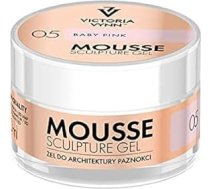 VICTORIA VYNN Mousse Sculpture Gel 50 ml Crystal Glass (Baby Pink 05) - ovāls nagu gels - 1 komplekts, 1 gab., 1 x 50 ml