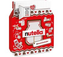 Nutella Adventes kalendārs 2025, šokolādes Adventes kalendāra alternatīva ar 24 svētku kārumiem un Nutella mini dāvaniņām bērniem un pieaugušajiem