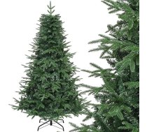 YITAHOME 182 cm Premium mākslīgā Ziemassvētku eglīte, aptuveni 900 galotnes, PE injekcijas un PVC, reālistiska Ziemassvētku eglīte ar metāla statīvu un saliekamo sistēmas rāmi, ātra montāža mājas veikaliem, 182 x