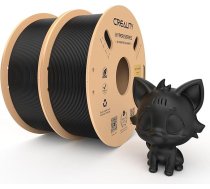 Creality Hyper PLA filaments 3D printeriem 1,75 mm 2 kg, ātrgaitas PLA 30-600 mm/s, izmēru precizitāte +/- 0,02 mm, saderīgs ar lielāko daļu 3D printeru, melns