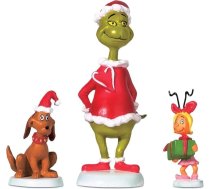 Department 56 Grinča ciematiņi no Department 56 Grinch Max un Cindy-Lou Who Village aksesuārs, 2-3/4 collas