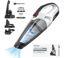Saker bezvadu rokas putekļsūcējs, 10000 PA auto putekļsūcējs ar mazgājamu 14,8 V HEPA filtru, LED gaisma, putekļu noņemšana ar vienu klikšķi, iztukšošana, uzlādējams putekļsūcējs, automašīnai, mājai, virtuvei, mājdzīvniekiem