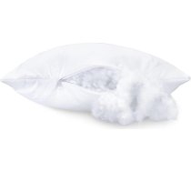 KAR-MAL 100% mikrošķiedras spilvens ar regulējamu mīkstumu - spilvens 80 x 80 cm alerģiskiem cilvēkiem Mazgājams 60 grādos - miega spilvens 80 x 80 cm - balts, liels, ērts uz tausti (80)
