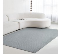 CASTLYE moderns kašmira imitācijas paklājs ar īsu kašmira pūru - salokāms, mazgājams dzīvojamās istabas un guļamistabas paklājs, 200 x 300 cm, pelēks