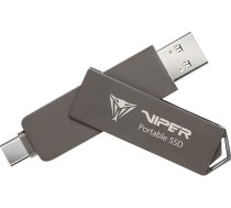 Patriot pvp30 1tb 1000mb/s usb duo a+c 3.2 gen2 alu ssd disks