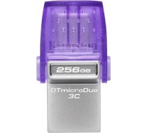 Flash atmiņas usb datu ceļotājs microduo 3c g3 256gb usb-a/usb-c